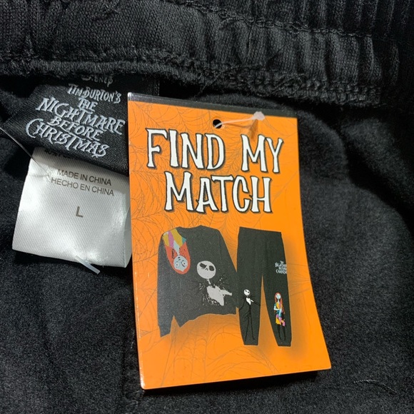 DISNEY Tim Burton’s Nightmare Before Christmas Men’s Sweatpants - Picture 4 of 10